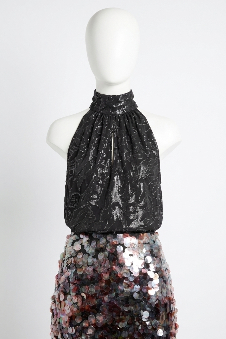 NEW MARIE OLIVER goldie blouse in black